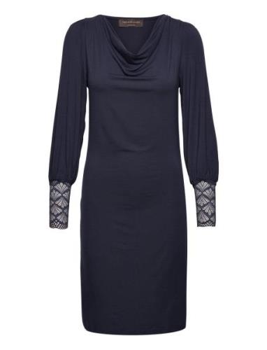 Dress Kort Kjole Navy Rosemunde