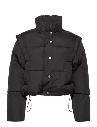 Mei Puffer Jacket Fôret Jakke Black Gina Tricot