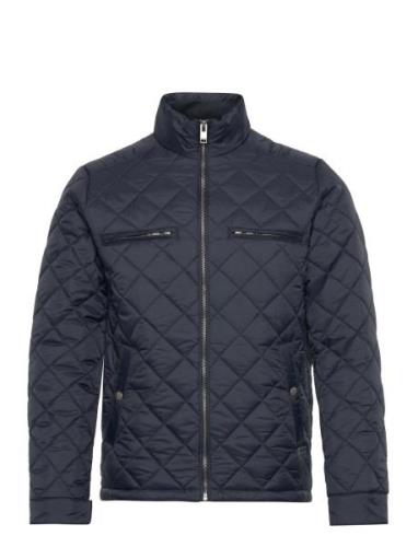 Quilted Jacket Vattert Jakke Navy Lindbergh