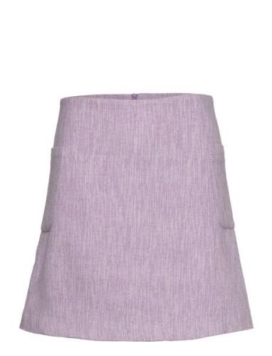 Bonnie Skirt Kort Skjørt Purple MAUD
