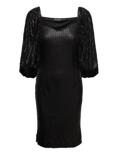 Sldalila Gausa Dress Kort Kjole Black Soaked In Luxury