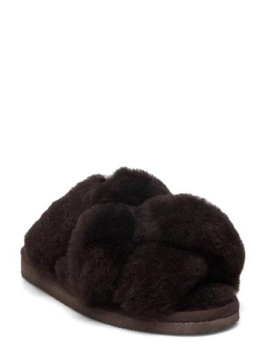 Gabriella Slippers Tøfler Brown Shepherd