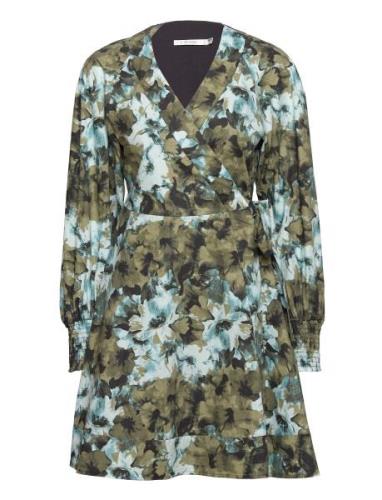 Blishagz Wrap Dress Kort Kjole Multi/patterned Gestuz