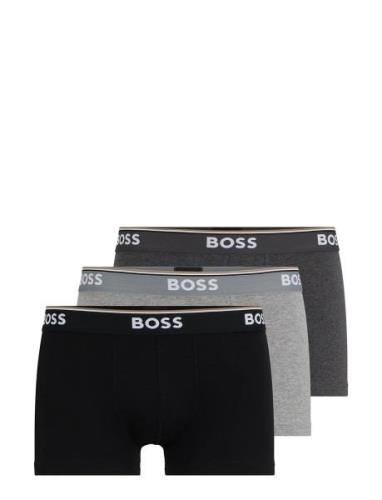 Trunk 3P Power Boksershorts Grey BOSS