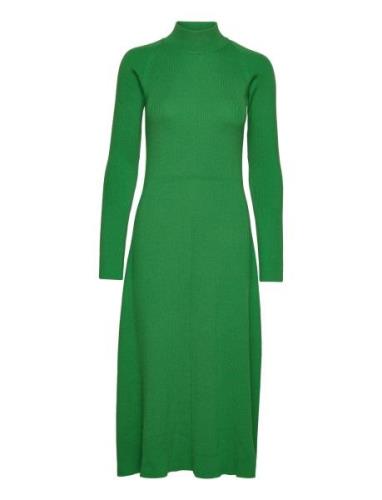 Rib Knit Dress Maxikjole Festkjole Green IVY OAK