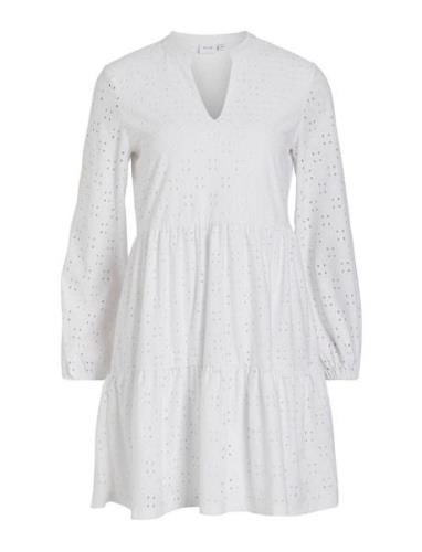 Vikawa L/S Dress/Su - Noos Kort Kjole White Vila