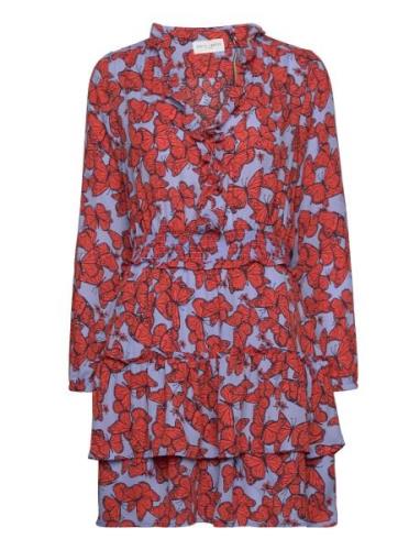 Dress Junie Kort Kjole Multi/patterned Lindex