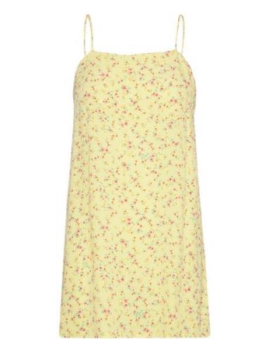 Light Jacquard Mini Dress Kort Kjole Yellow ROTATE Birger Christensen