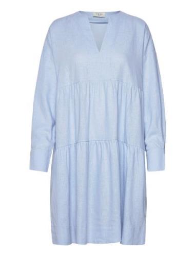 Esma Bomba Short Dress Kort Kjole Blue NORR