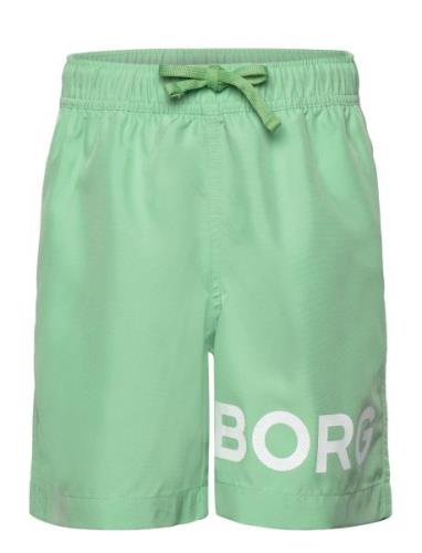 Borg Swim Shorts Badeshorts Green Björn Borg
