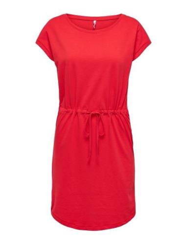 Onlmay S/S Dress Noos Kort Kjole Red ONLY