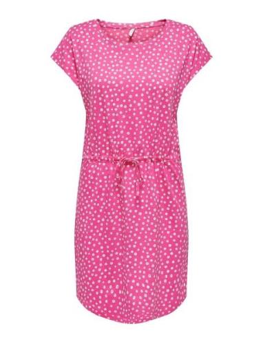Onlmay S/S Dress Noos Kort Kjole Pink ONLY