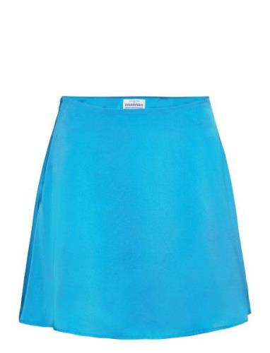 Skirt Kort Skjørt Blue Barbara Kristoffersen By Rosemunde