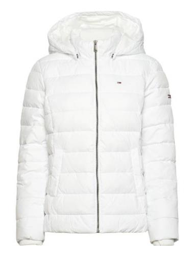 Tjw Basic Hooded Jacket Fôret Jakke White Tommy Jeans