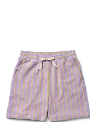 Naram Knitted Shorts Pyjamas Purple Bongusta