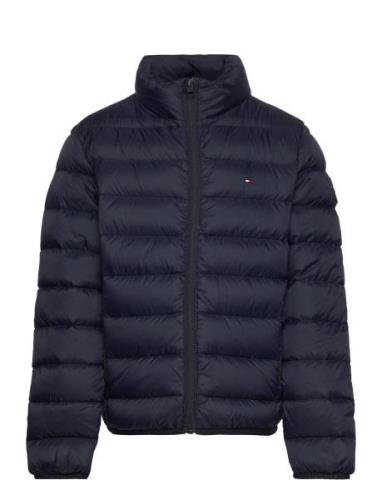 U Essential Light Down Jacket Fôret Jakke Navy Tommy Hilfiger