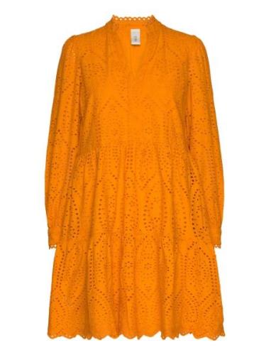 Yasholi Ls Dress S. Noos Kort Kjole Orange YAS