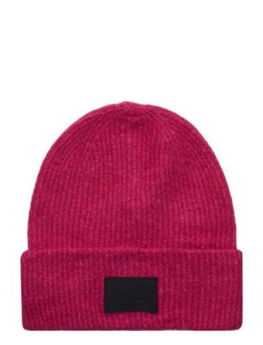 Tik Stok Anju Hat Accessories Headwear Beanies Pink Mads Nørgaard