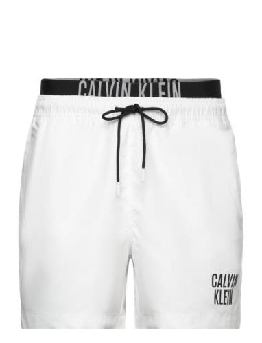 Medium Double Wb-Nos Badeshorts White Calvin Klein