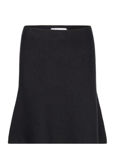 Doddiekb Knit Skirt Kort Skjørt Black Karen By Simonsen