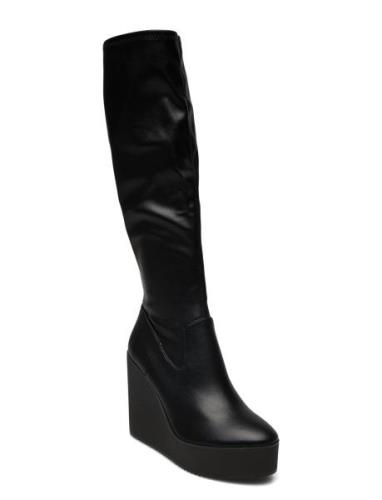 Justly Boot Høye Støvletter Black Steve Madden