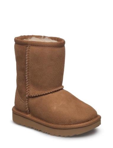 T Classic Ii Snørestøvletter Støvletter Brown UGG