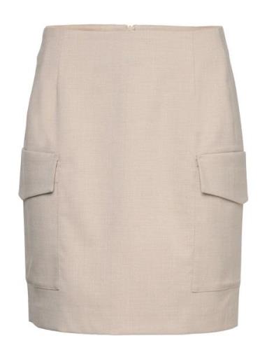 Waiiw Skirt Kort Skjørt Beige InWear