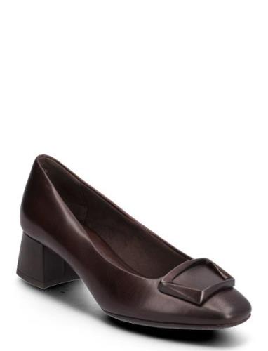 Women Court Sho Shoes Heels Pumps Classic Brown Tamaris