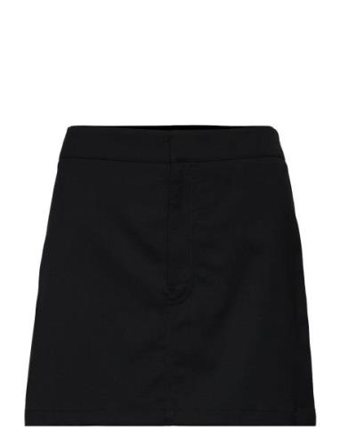 Short Tailored Skirt Kort Skjørt Black Filippa K