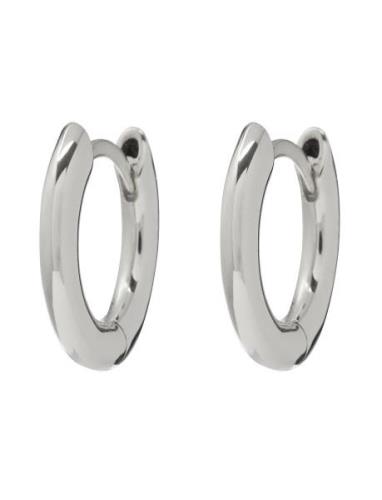 The Plain Amalfi Huggies-Silver Ox Accessories Jewellery Earrings Hoop...