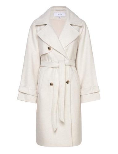 Vilandra L/S Coat/Su/1 Outerwear Coats Winter Coats Grey Vila
