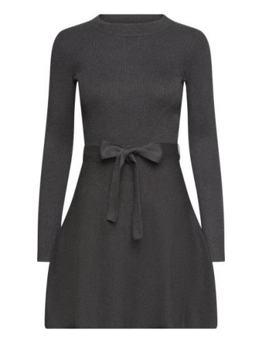 Dress Malin Knitted Kort Kjole Grey Lindex