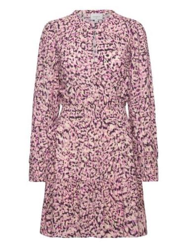 D6Tovelo Ruffle Mini Dress Kort Kjole Pink Dante6