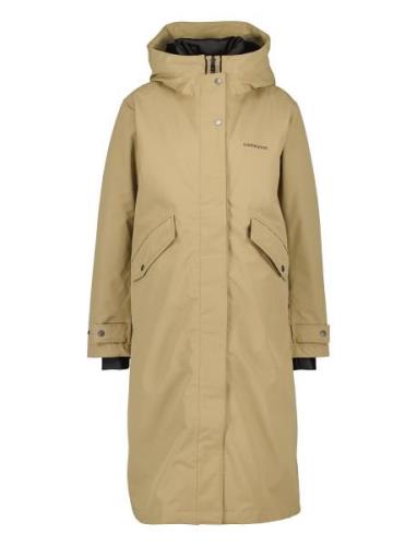 Mia Wns Parka L Outerwear Parka Coats Beige Didriksons