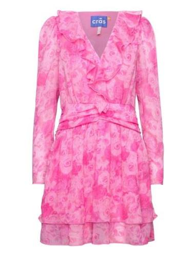 Sierracras Dress Kort Kjole Pink Cras