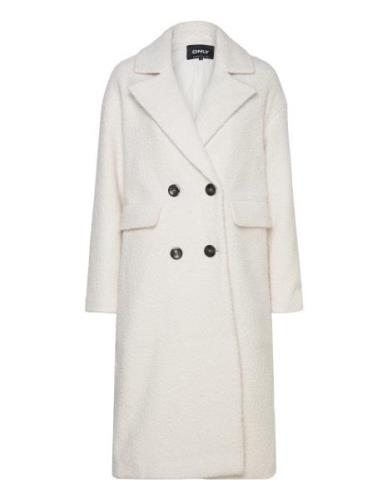 Onlvaleria Piper Coat Cc Otw Outerwear Coats Winter Coats White ONLY