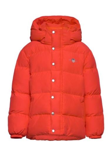 Relaxed Puffer Jacket Fôret Jakke Red GANT