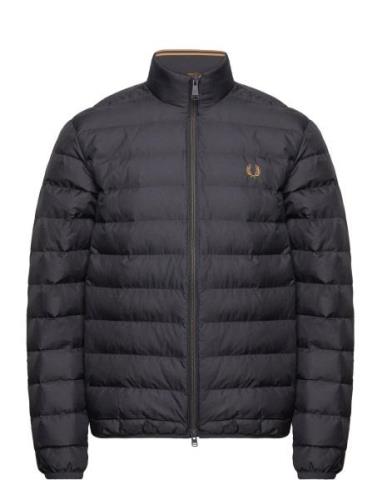 Insulated Jacket Fôret Jakke Navy Fred Perry