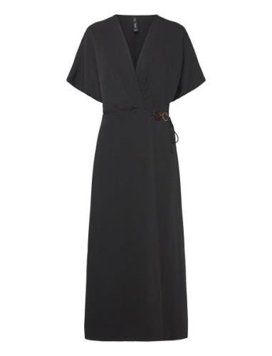 Wrap Dress With Hoop Detail Maxikjole Festkjole Black Mango