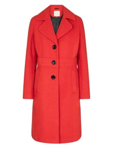 Fqredy-Jacket Outerwear Coats Winter Coats Red FREE/QUENT