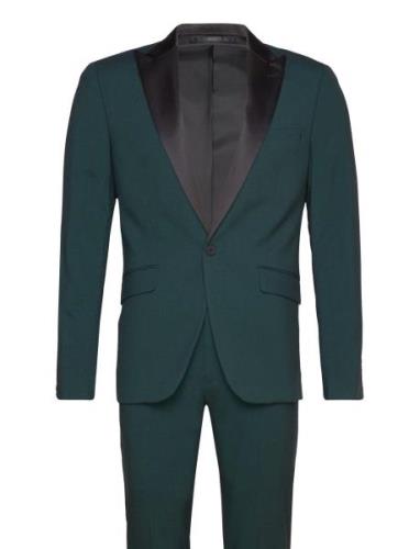 Responsibly Made Stretch Tuxedo Sui Smoking Khaki Green Lindbergh