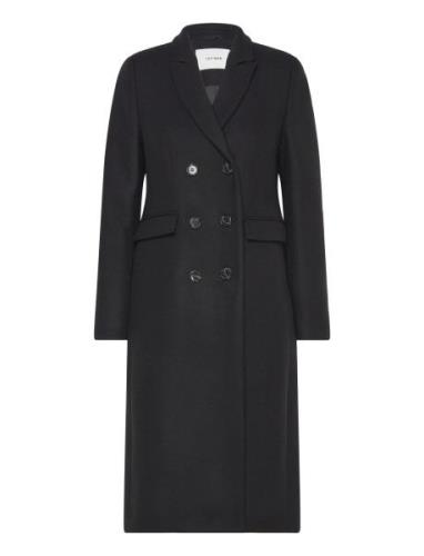 Double Breasted Coat Outerwear Coats Winter Coats Black IVY OAK