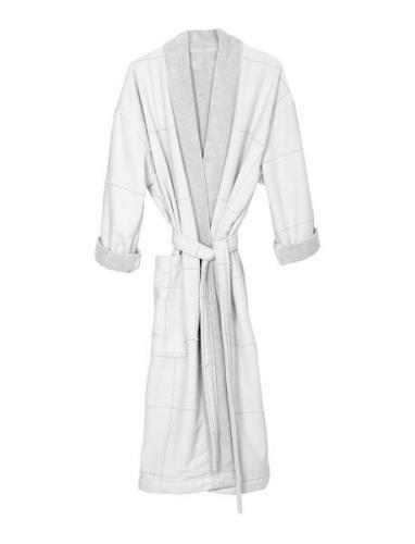 Calm Bathrobe Morgenkåpe White The Organic Company