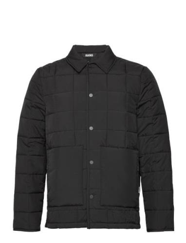 Liner Shirt Jacket W1T1 Vattert Jakke Black Rains