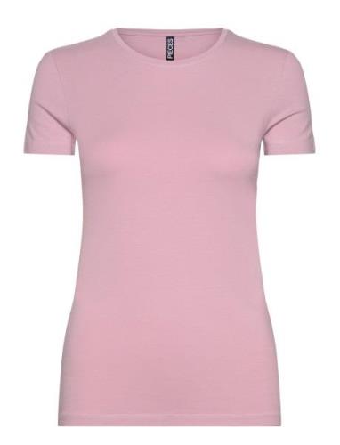 Pcsirene Tee Noos Topp Pink Pieces