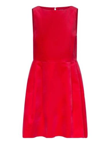 Dress Irma Velvet Kort Kjole Red Lindex