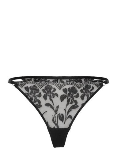 Mila Hl String Tr Stringtruse Undertøy Black Hunkemöller