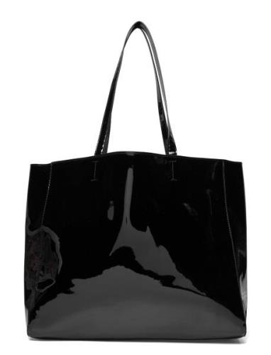 Bag Shopper Patent Shopper Veske Black Lindex