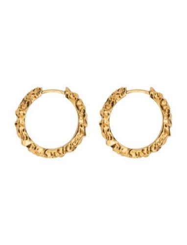 Ix Crunchy Edge Earrings Accessories Jewellery Earrings Hoops Gold IX ...