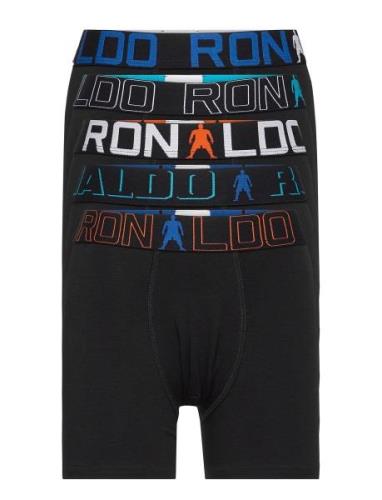 Cr7 Boy's Trunk 5-Pack Night & Underwear Underwear Underpants Black CR...